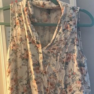 Floral tank top